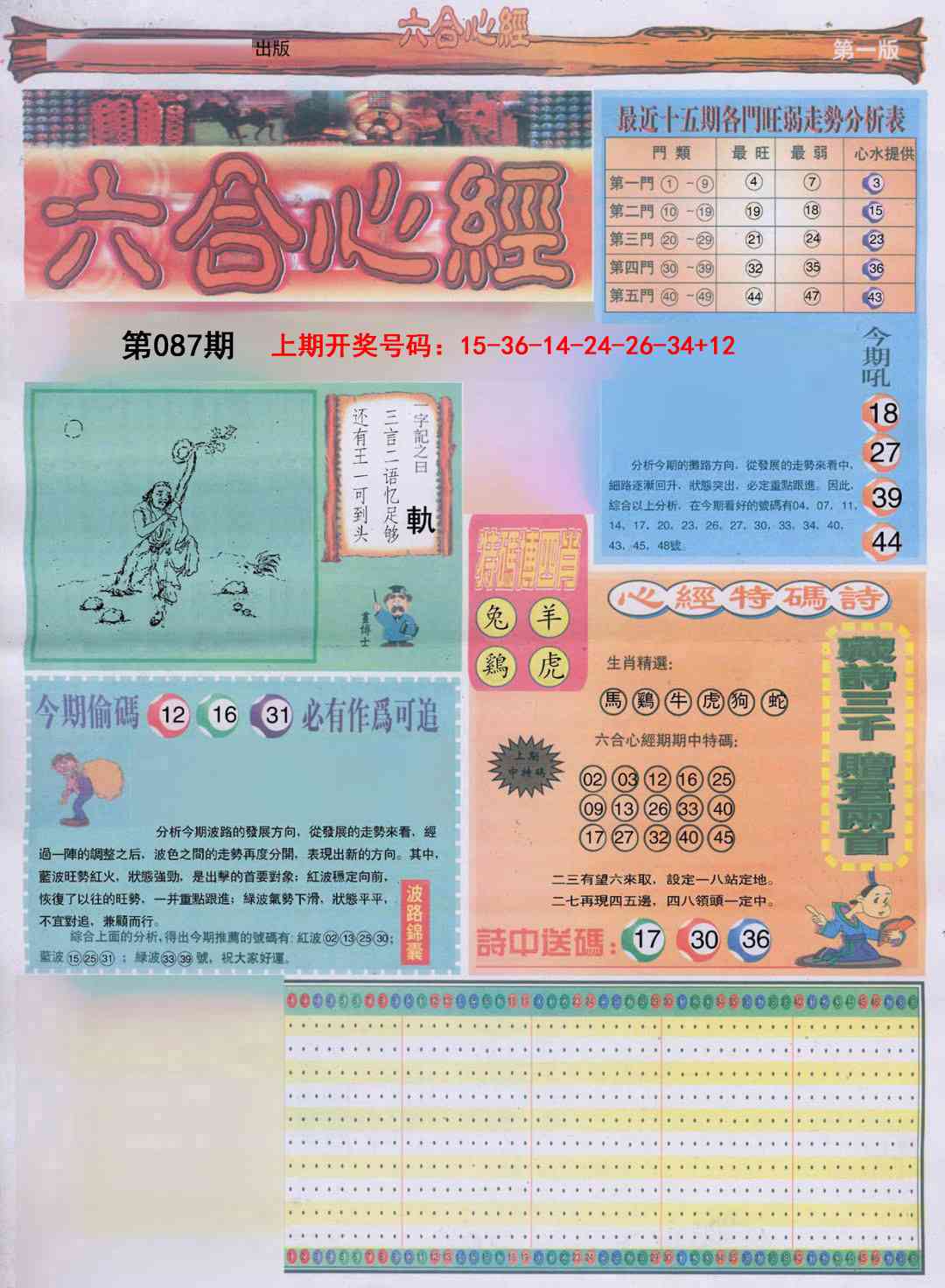 087期六合心经A[图]
